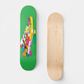 Schoenplaat Skateboard (Voorkant)