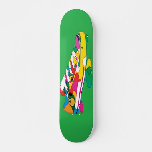 Schoenplaat Skateboard (Voorkant)