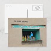 schoenreparatie briefkaart (Voorkant / Achterkant)