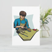 Schoenreparatie Cobbler  schoenmaker Kaart (Staand voorkant)