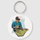Schoenreparatie Cobbler  schoenmaker Sleutelhanger (Voorkant)