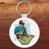 Schoenreparatie Cobbler  schoenmaker Sleutelhanger (Voorkant)