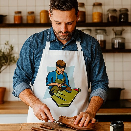 Schoenreparatie Cobbler schoenmaker Standaard Schort