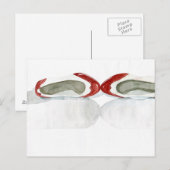 Schoenschoenen: Revel in rood Briefkaart (Voorkant / Achterkant)