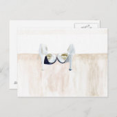 Schoenschoenen: Wander in het wit Briefkaart (Voorkant / Achterkant)