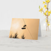 Schoenslijmen Kaart (Gele Bloem)