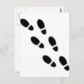 Schoensporen — Voetafdruk Briefkaart (Voorkant / Achterkant)