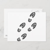 Schoensporen — Voetafdruk Briefkaart (Voorkant / Achterkant)