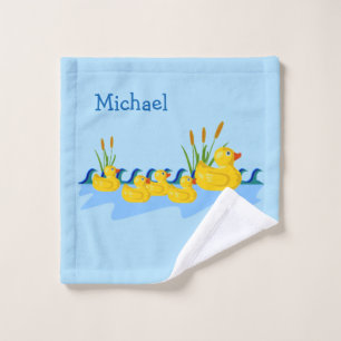 Schoentjesnaam blauw voor eenden Schudden Schuif S Washandje