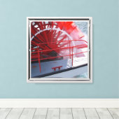 Schoepenrad Canvas Afdruk (Insitu (Houten vloer))