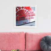 Schoepenrad Canvas Afdruk (Insitu (Woonkamer))