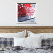 Schoepenrad Canvas Afdruk (Insitu (Slaapkamer))