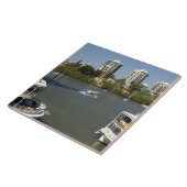 Schoepradboten, Brisbane rivier, Brisbane, Tegeltje (Zijkant)