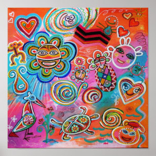 Schoes of Taino, PR, Caraïben 121922 Poster