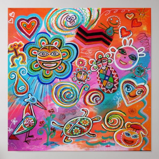 Schoes of Taino, PR, Caraïben 121922 Poster (Voorkant)