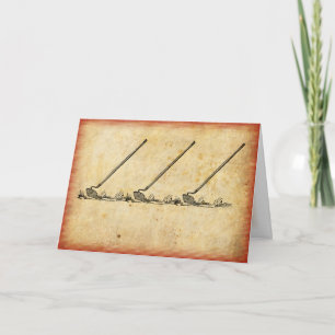 Schoffel, Schoffel, het Wenskaart van de Schoffel Feestdagen Kaart