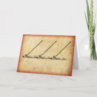 Schoffel, Schoffel, het Wenskaart van de Schoffel Feestdagen Kaart