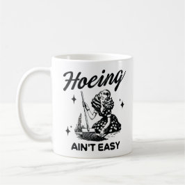 Schoffelen is niet makkelijk koffiemok