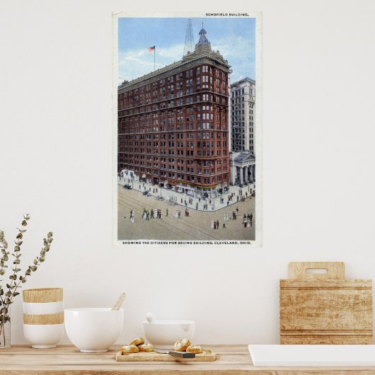 Schofield Building, Cleveland Ohio 1920s  Poster (Keuken)