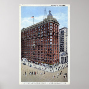 Schofield Building, Cleveland Ohio 1920s  Poster