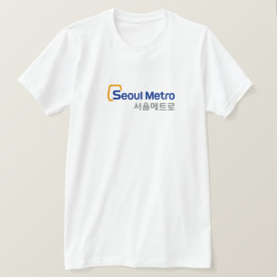 Schoft voor metro van Seoul korea T-shirt