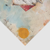 SCHOFTIG OUDE BOERDERIJ MIXED MEDIA DECOUPAGE TISSUEPAPIER (Detail)
