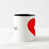 Schoggi! Zwitserse warme chocolademelk mok met vla (Center)