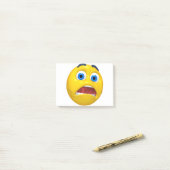 Schok Emoji Ontwerp Post-it® Notes (Op bureau)