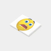 Schok Emoji Ontwerp Post-it® Notes (Schuin)