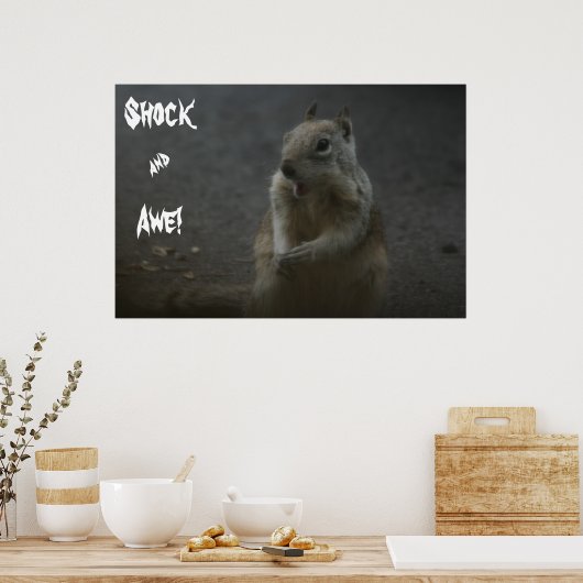 Schok en Awe! Poster (Keuken)