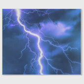 Schokbestendige blikseminslag cadeaupapier (Vlak)