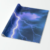 Schokbestendige blikseminslag cadeaupapier (Uitgerold)