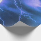 Schokbestendige blikseminslag cadeaupapier (Hoek)