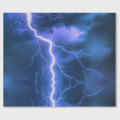 Schokbestendige blikseminslag cadeaupapier (Vlak)