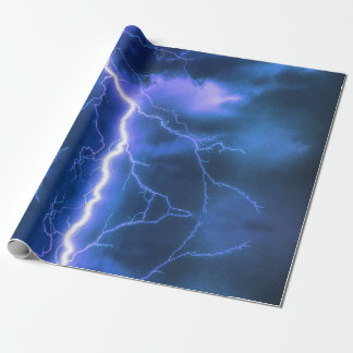 Schokbestendige blikseminslag cadeaupapier