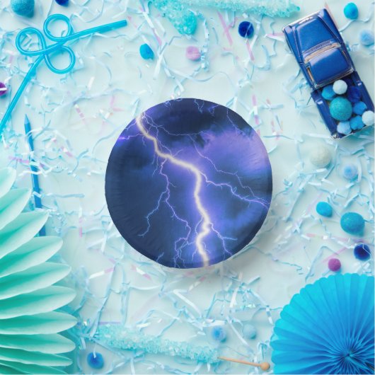 Schokbestendige blikseminslag papieren kommen (Feest)