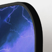 Schokbestendige blikseminslag pickleball paddle (Links Detail)