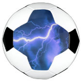 Schokbestendige blikseminslag voetbal (Gedraaid)