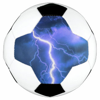 Schokbestendige blikseminslag voetbal