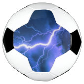 Schokbestendige blikseminslag voetbal (Gedraaid)