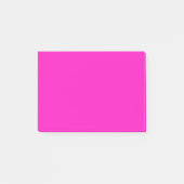 Schokbrekende roze vaste kleur post-it® notes (Voorkant)