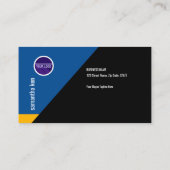 Schokbrekende tandheelkundige ingenieur visitekaartje (Achterkant)