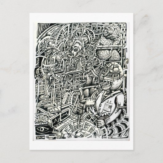 Schokdemper voor het systeem (elektrische stoel) briefkaart (Voorkant)