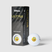 Schoken Emoji-ontwerp Golfballen (Verpakking)