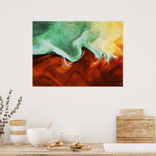 Schokgolf Poster (Keuken)