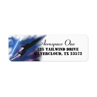 Schokgolf SR-71-Vliegtuig Etiket