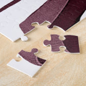  schokken in een rijdende kunst legpuzzel (Zijkant)