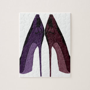  schokken in een rijdende kunst legpuzzel