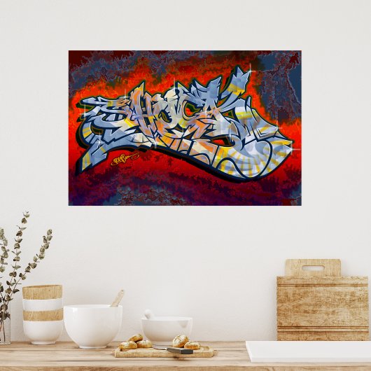 SCHOKKEN POSTER (Keuken)