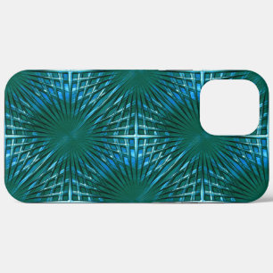 Schokkend cyaan puntige raster, opgeblazen of opge Case-Mate iPhone case